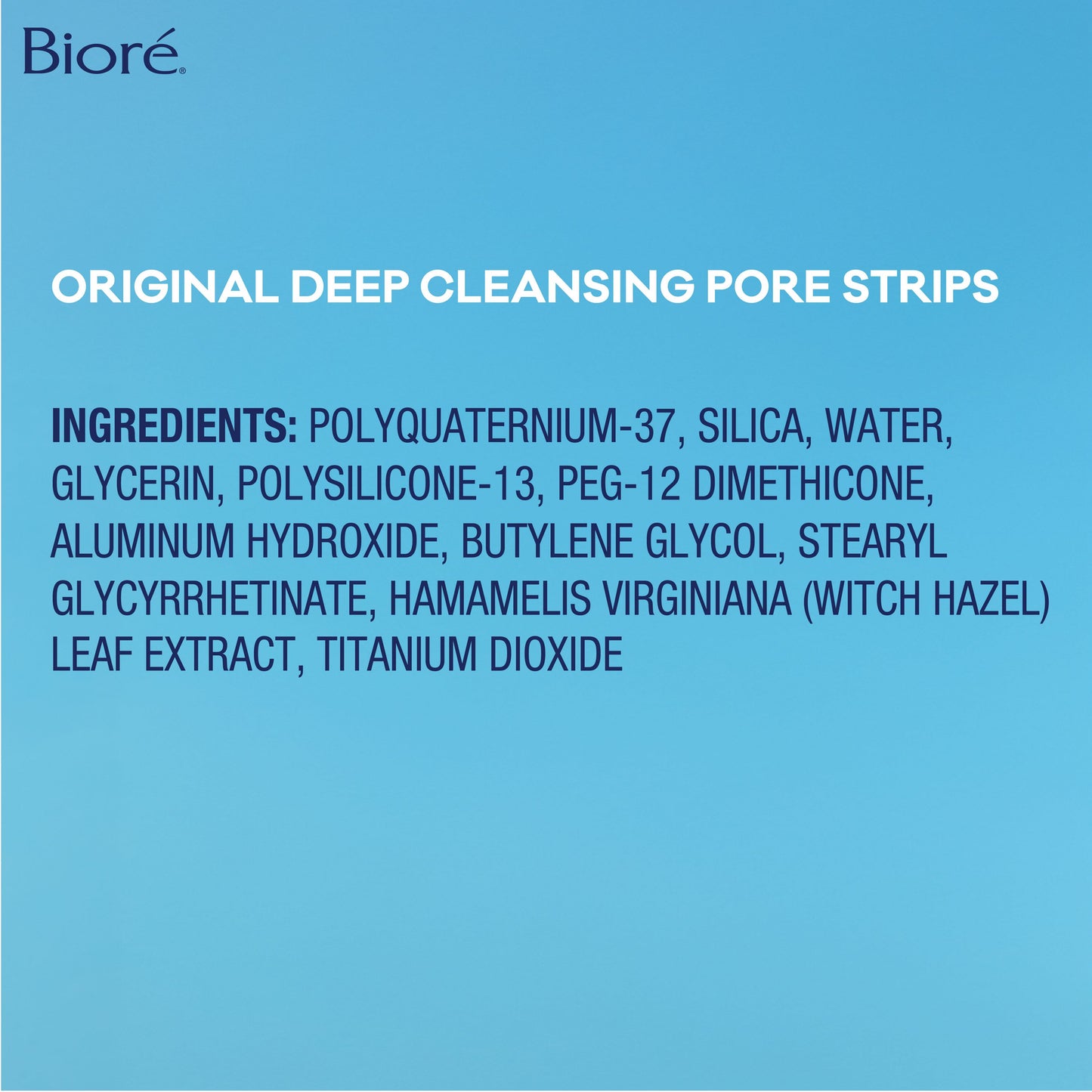 The Original Deep Cleansing Pore Strips