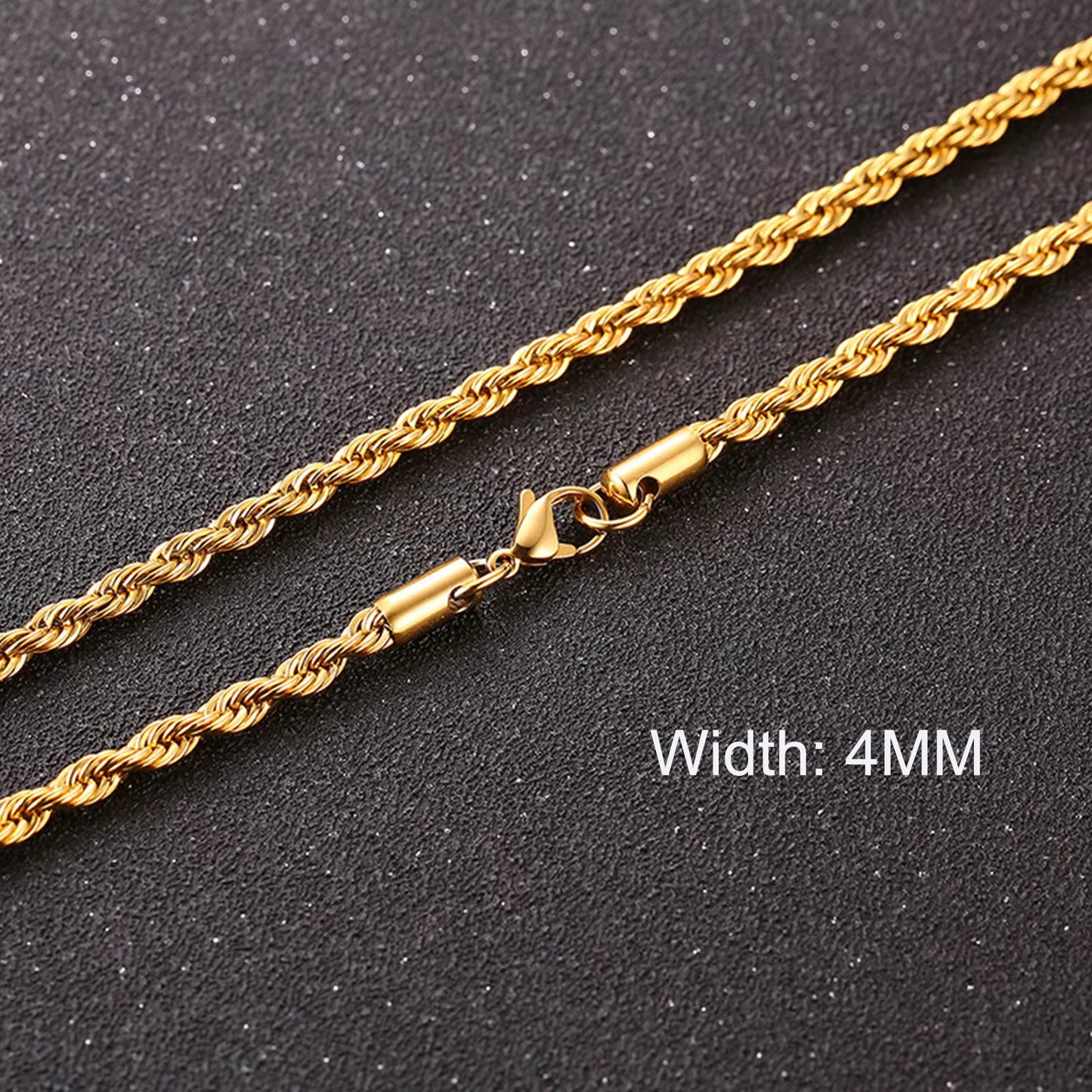Basic Punk Cuban Necklaces for Men Women,3/5/7/9/11Mm Stainless Steel Miami Curb Collar,Retro Silver Black Gold Color Chain Gift
