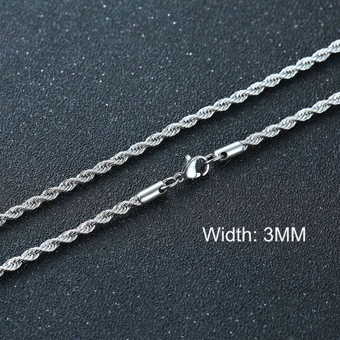 Basic Punk Cuban Necklaces for Men Women,3/5/7/9/11Mm Stainless Steel Miami Curb Collar,Retro Silver Black Gold Color Chain Gift