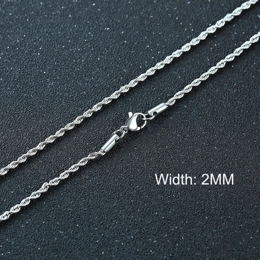 Basic Punk Cuban Necklaces for Men Women,3/5/7/9/11Mm Stainless Steel Miami Curb Collar,Retro Silver Black Gold Color Chain Gift