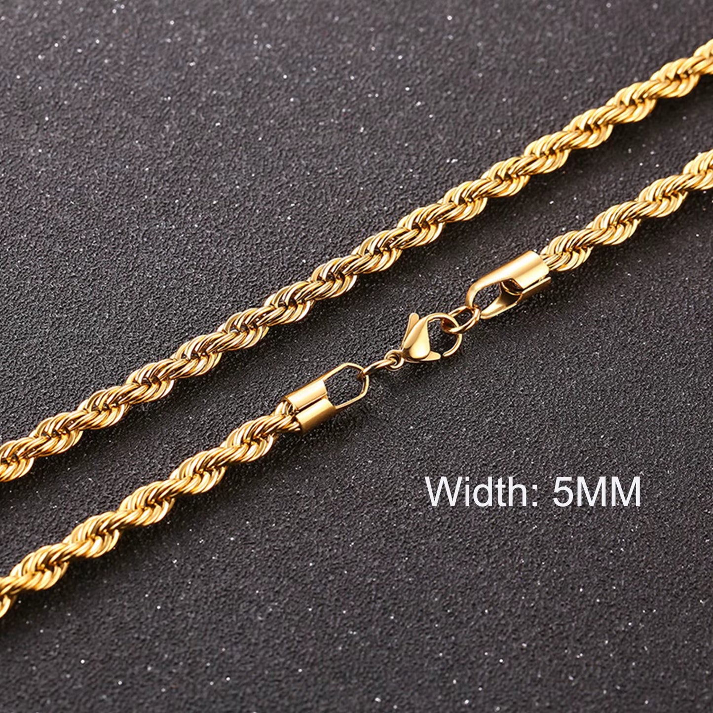 Basic Punk Cuban Necklaces for Men Women,3/5/7/9/11Mm Stainless Steel Miami Curb Collar,Retro Silver Black Gold Color Chain Gift